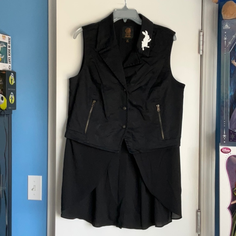 Disney Alice in Wonderland Juniors Vest. Designed by Colleen Atwood